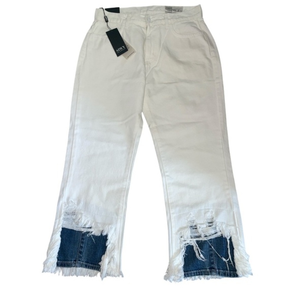 SIWY Delphi Straight Jeans in White Paradise